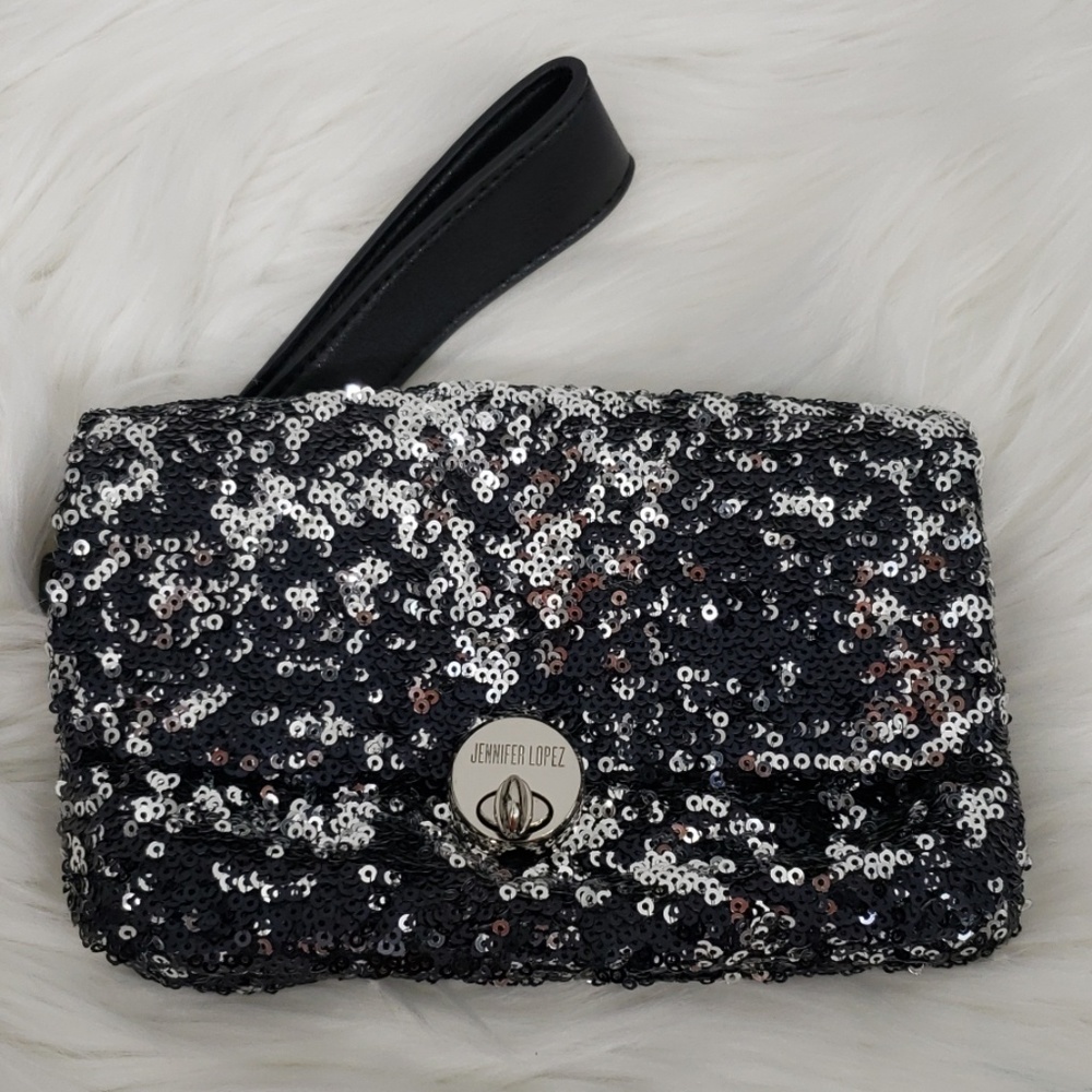 Jennifer Lopez Sequin Wristlet